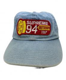 SUPREME（シュプリーム）の古着「デニムキャップ　Supreme」｜ブルー