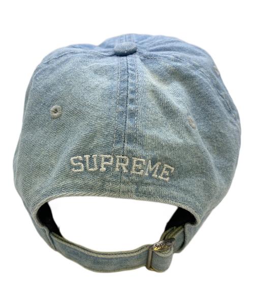 SUPREME（シュプリーム）SUPREME (シュプリーム) デニムキャップ　Supreme ブルーの古着・服飾アイテム