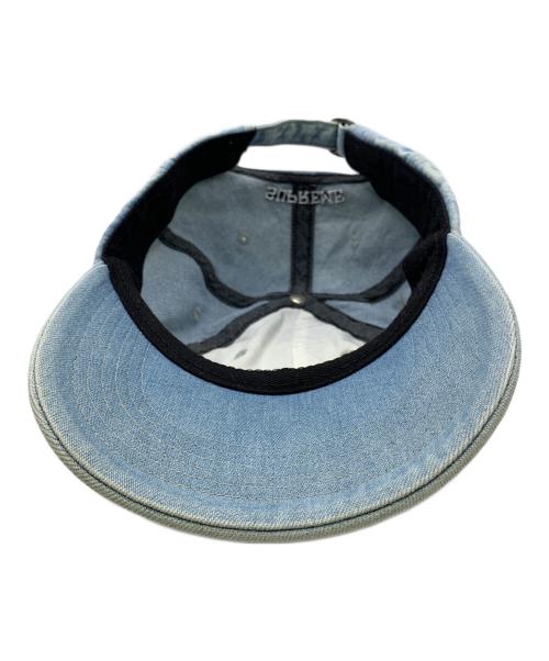 SUPREME（シュプリーム）SUPREME (シュプリーム) デニムキャップ　Supreme ブルーの古着・服飾アイテム