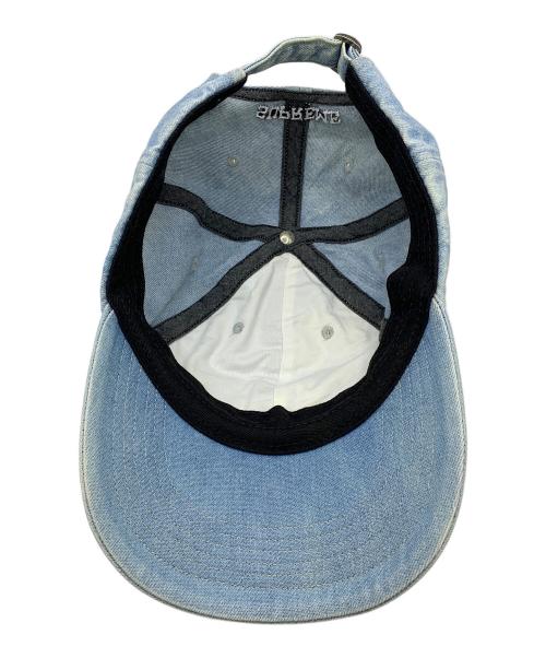 SUPREME（シュプリーム）SUPREME (シュプリーム) デニムキャップ　Supreme ブルーの古着・服飾アイテム
