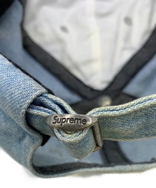 SUPREME（シュプリーム）SUPREME (シュプリーム) デニムキャップ　Supreme ブルーの古着・服飾アイテム