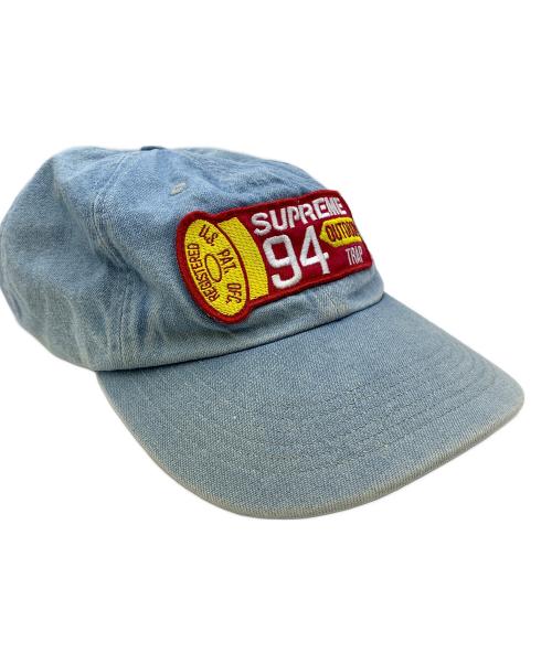 SUPREME（シュプリーム）SUPREME (シュプリーム) デニムキャップ　Supreme ブルーの古着・服飾アイテム