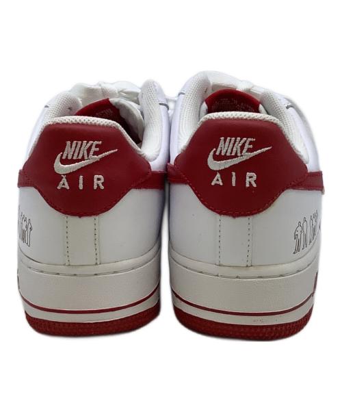 NIKE（ナイキ）NIKE (ナイキ) AIR FORCE 1 07  ホワイト×レッド サイズ:25cmの古着・服飾アイテム