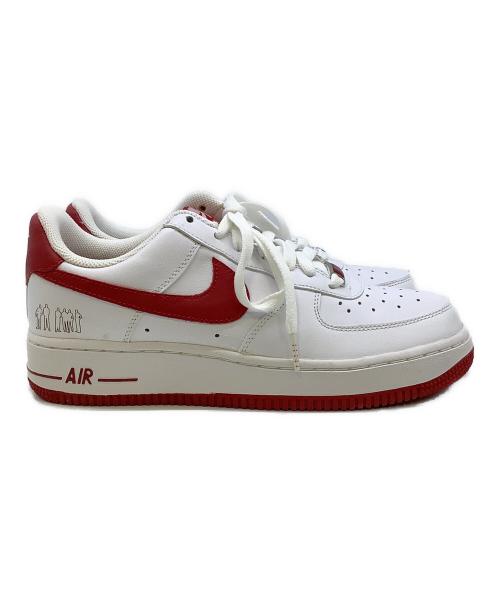 NIKE（ナイキ）NIKE (ナイキ) AIR FORCE 1 07  ホワイト×レッド サイズ:25cmの古着・服飾アイテム