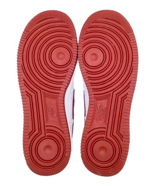NIKE（ナイキ）NIKE (ナイキ) AIR FORCE 1 07  ホワイト×レッド サイズ:25cmの古着・服飾アイテム
