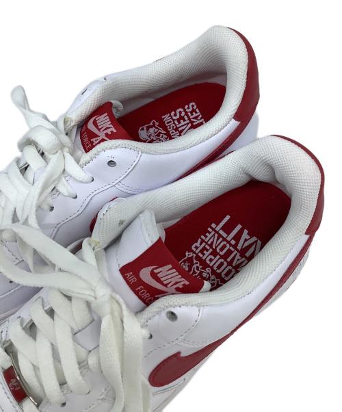 NIKE（ナイキ）NIKE (ナイキ) AIR FORCE 1 07  ホワイト×レッド サイズ:25cmの古着・服飾アイテム