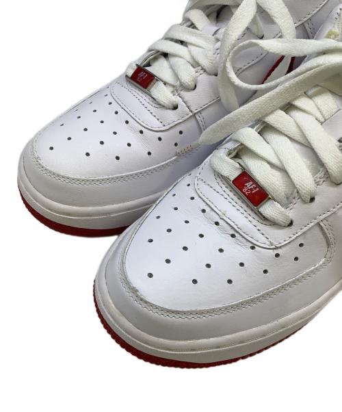NIKE（ナイキ）NIKE (ナイキ) AIR FORCE 1 07  ホワイト×レッド サイズ:25cmの古着・服飾アイテム