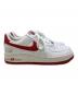 中古・古着 NIKE (ナイキ) AIR FORCE 1 07  ホワイト×レッド サイズ:25cm：15000円