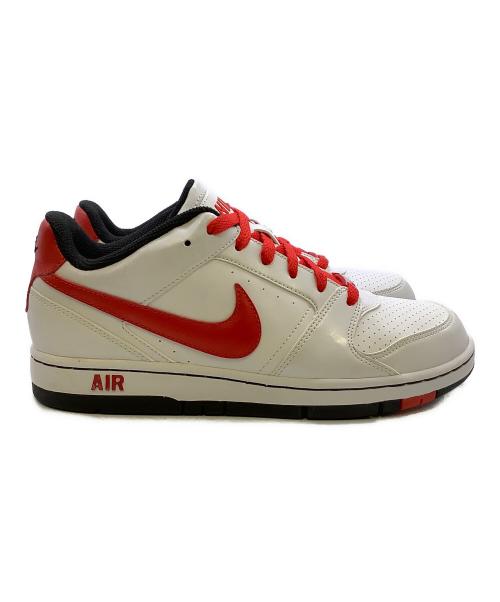 NIKE（ナイキ）NIKE (ナイキ) スニーカー ホワイト×レッド サイズ:25cmの古着・服飾アイテム