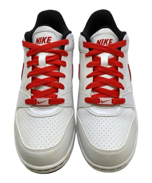 NIKE（ナイキ）NIKE (ナイキ) スニーカー ホワイト×レッド サイズ:25cmの古着・服飾アイテム