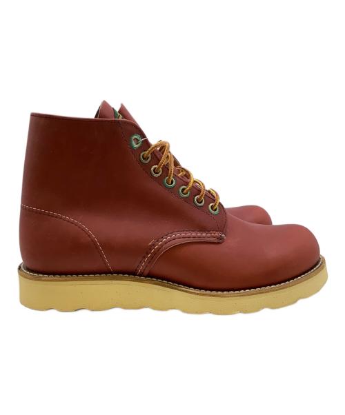 RED WING（レッドウィング）RED WING (レッドウィング) プレーントゥブーツ ブラウン サイズ:6 1／2 未使用品の古着・服飾アイテム