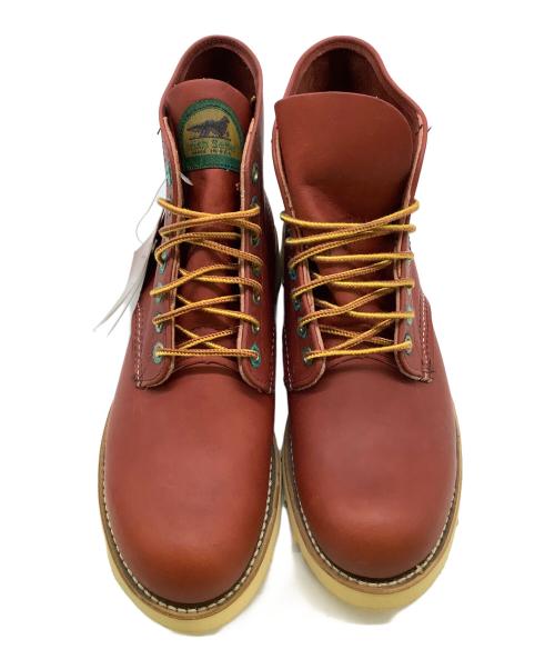 RED WING（レッドウィング）RED WING (レッドウィング) プレーントゥブーツ ブラウン サイズ:6 1／2 未使用品の古着・服飾アイテム
