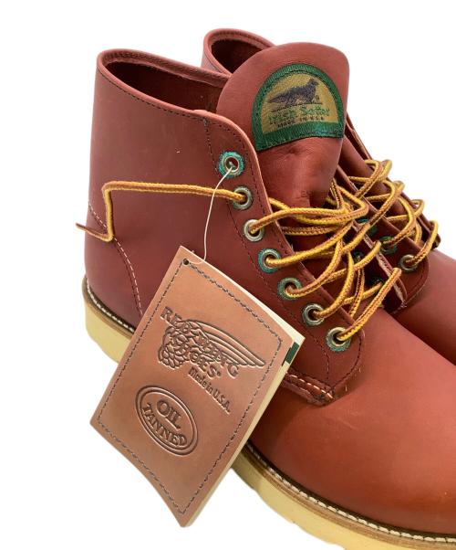 RED WING（レッドウィング）RED WING (レッドウィング) プレーントゥブーツ ブラウン サイズ:6 1／2 未使用品の古着・服飾アイテム