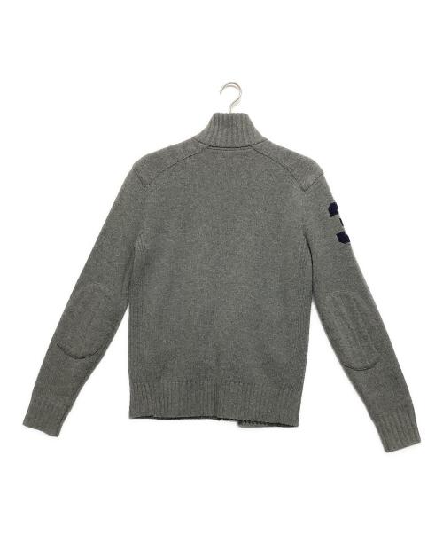 POLO RALPH LAUREN（ポロ・ラルフローレン）POLO RALPH LAUREN (ポロ・ラルフローレン) ニットジャケット グレー サイズ:XSの古着・服飾アイテム