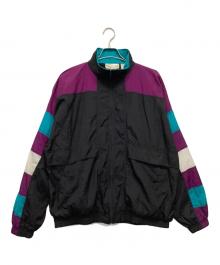 THE FINISH LINE（ザ フィニッシュ ライン）の古着「ナイロンジャケット」｜ブラック×パープル