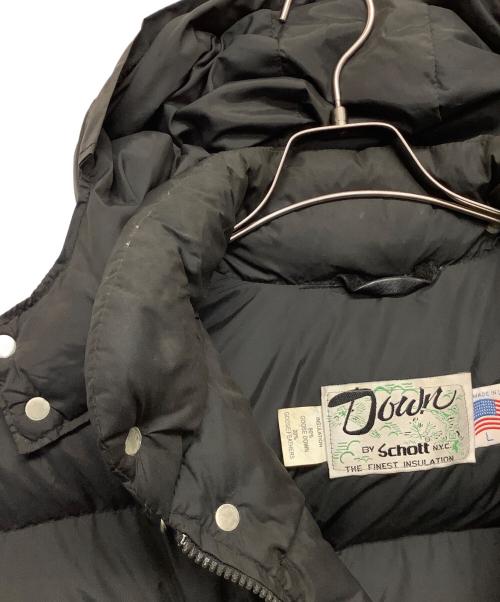 Schott（ショット）Schott (ショット) ダウンジャケット ブラック サイズ:Lの古着・服飾アイテム