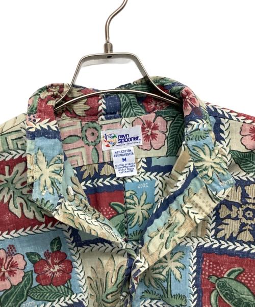 reyn spooner（レイン スプナー）reyn spooner (レイン スプナー) 半袖シャツ ブルー×マルチカラー サイズ:Mの古着・服飾アイテム