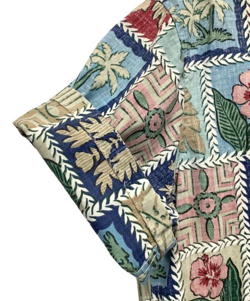 reyn spooner（レイン スプナー）reyn spooner (レイン スプナー) 半袖シャツ ブルー×マルチカラー サイズ:Mの古着・服飾アイテム