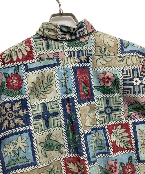 reyn spooner（レイン スプナー）reyn spooner (レイン スプナー) 半袖シャツ ブルー×マルチカラー サイズ:Mの古着・服飾アイテム