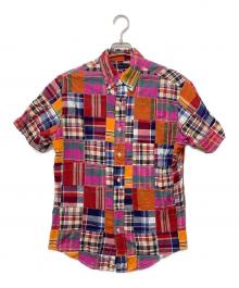 WAREHOUSE DUBBLE WORKS（ウエアハウス ダブルワークス）の古着「半袖シャツ」｜レッド×ピンク