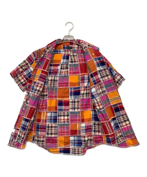 WAREHOUSE DUBBLE WORKS（ウエアハウス ダブルワークス）WAREHOUSE DUBBLE WORKS (ウエアハウス ダブルワークス) 半袖シャツ レッド×ピンク サイズ:Mサイズの古着・服飾アイテム