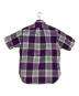 INDIVIDUALIZED SHIRTS (インディビジュアライズドシャツ) 半袖シャツ ネイビー×ホワイト サイズ:16：6000円
