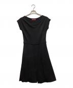 MaxMaraマックスマーラ）の古着「ノースリーブ・キャミソールワンピース」｜ブラック