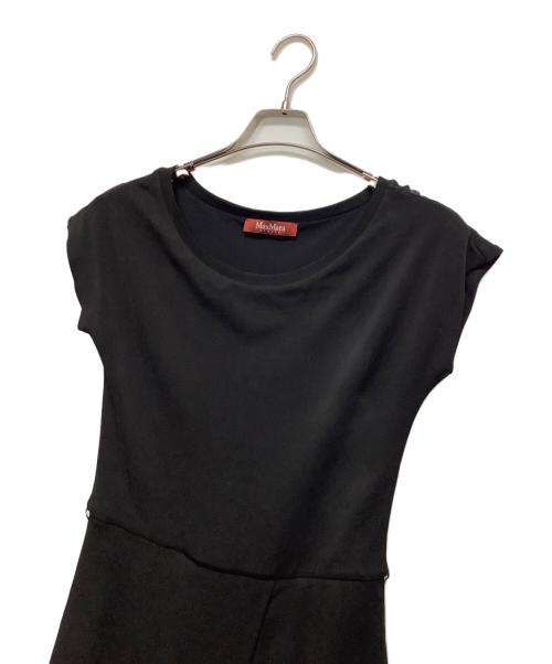MaxMara（マックスマーラ）MaxMara (マックスマーラ) ノースリーブ・キャミソールワンピース ブラック サイズ:Mサイズの古着・服飾アイテム