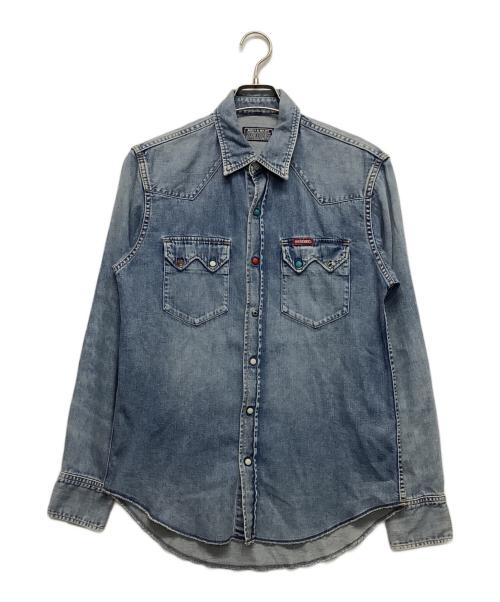Hysteric Glamour（ヒステリックグラマー）Hysteric Glamour (ヒステリックグラマー) デニムシャツ インディゴ サイズ:Mサイズの古着・服飾アイテム