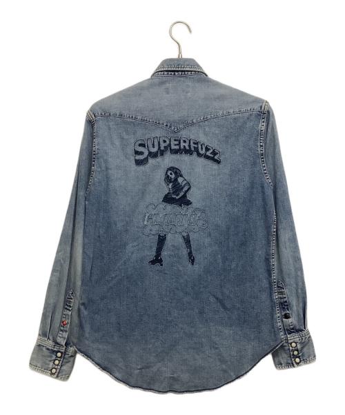 Hysteric Glamour（ヒステリックグラマー）Hysteric Glamour (ヒステリックグラマー) デニムシャツ インディゴ サイズ:Mサイズの古着・服飾アイテム