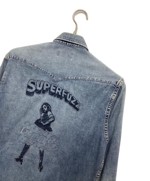 Hysteric Glamour（ヒステリックグラマー）Hysteric Glamour (ヒステリックグラマー) デニムシャツ インディゴ サイズ:Mサイズの古着・服飾アイテム