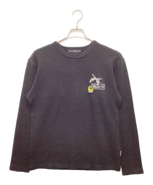 roarguns（ロアーガンズ）roarguns (ロアーガンズ) 長袖カットソー ブラック サイズ:2の古着・服飾アイテム