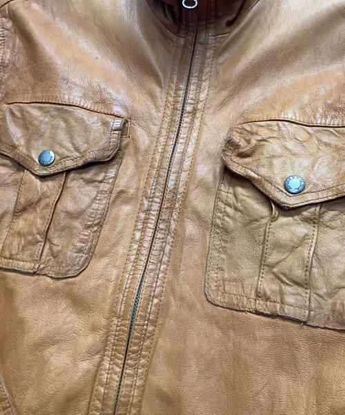 AVIREX（アヴィレックス）AVIREX (アヴィレックス) ゴートレザージャケット キャメル サイズ:Mサイズの古着・服飾アイテム