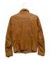 AVIREX (アヴィレックス) ゴートレザージャケット キャメル サイズ:Mサイズ：11000円