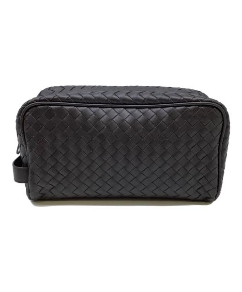 BOTTEGA VENETA（ボッテガベネタ）BOTTEGA VENETA (ボッテガベネタ) セカンドバッグ ダークブラウンの古着・服飾アイテム