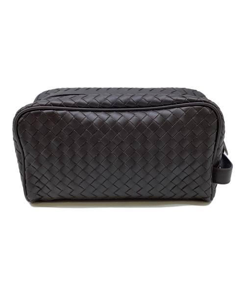 BOTTEGA VENETA（ボッテガベネタ）BOTTEGA VENETA (ボッテガベネタ) セカンドバッグ ダークブラウンの古着・服飾アイテム
