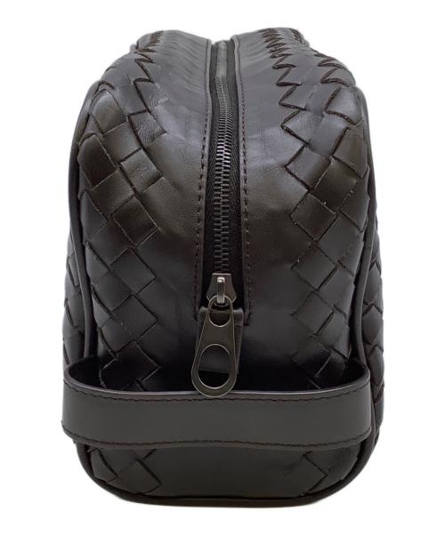 BOTTEGA VENETA（ボッテガベネタ）BOTTEGA VENETA (ボッテガベネタ) セカンドバッグ ダークブラウンの古着・服飾アイテム