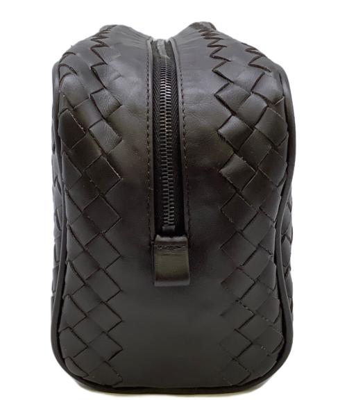 BOTTEGA VENETA（ボッテガベネタ）BOTTEGA VENETA (ボッテガベネタ) セカンドバッグ ダークブラウンの古着・服飾アイテム