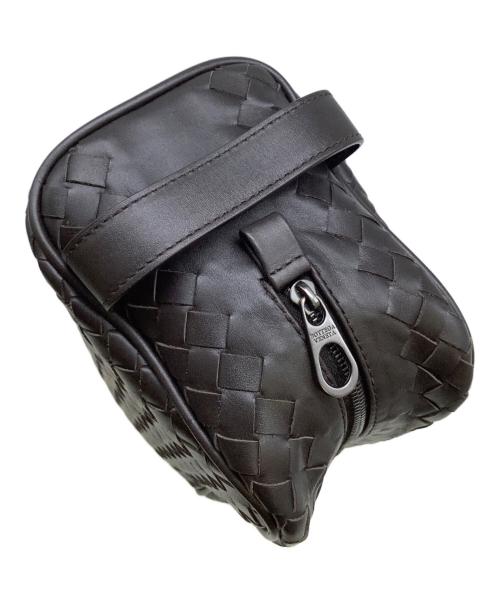 BOTTEGA VENETA（ボッテガベネタ）BOTTEGA VENETA (ボッテガベネタ) セカンドバッグ ダークブラウンの古着・服飾アイテム
