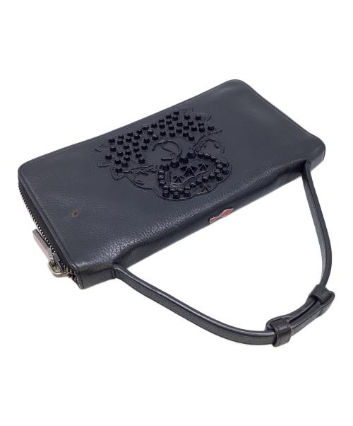 Christian Louboutin（クリスチャン・ルブタン）Christian Louboutin (クリスチャン・ルブタン) パネトーネウォレット ブラックの古着・服飾アイテム