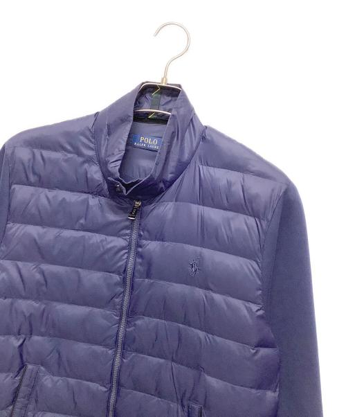 POLO RALPH LAUREN（ポロ・ラルフローレン）POLO RALPH LAUREN (ポロ・ラルフローレン) 中綿ジャケット ネイビー サイズ:Ｓサイズの古着・服飾アイテム