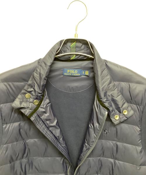 POLO RALPH LAUREN（ポロ・ラルフローレン）POLO RALPH LAUREN (ポロ・ラルフローレン) 中綿ジャケット ネイビー サイズ:Ｓサイズの古着・服飾アイテム