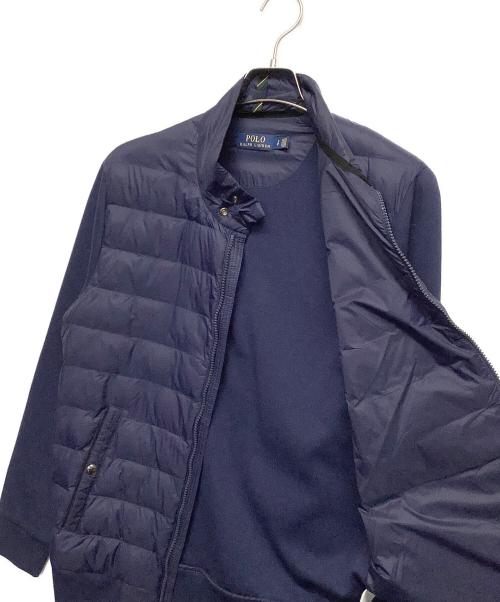 POLO RALPH LAUREN（ポロ・ラルフローレン）POLO RALPH LAUREN (ポロ・ラルフローレン) 中綿ジャケット ネイビー サイズ:Ｓサイズの古着・服飾アイテム