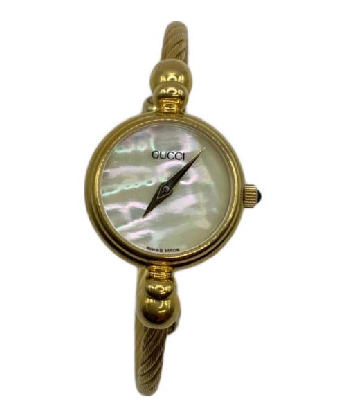 GUCCI（グッチ）GUCCI (グッチ) ワイヤーバングルウォッチ　GUCCIの古着・服飾アイテム