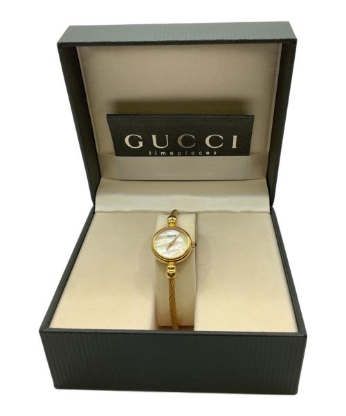 GUCCI（グッチ）GUCCI (グッチ) ワイヤーバングルウォッチ　GUCCIの古着・服飾アイテム