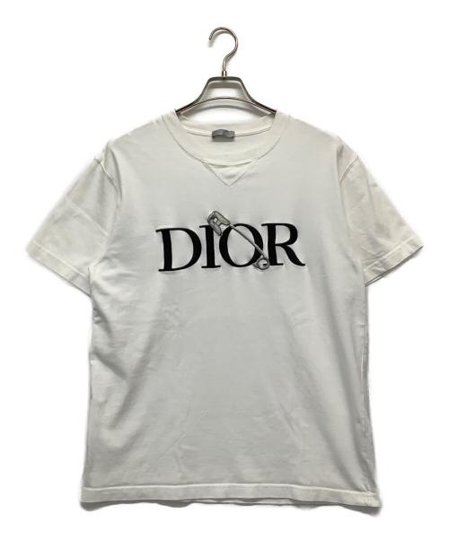 Christian Dior（クリスチャン ディオール）Christian Dior (クリスチャン ディオール) JUDY BLAME (ジュディブレイム) 半袖Tシャツ ホワイト サイズ:Lの古着・服飾アイテム