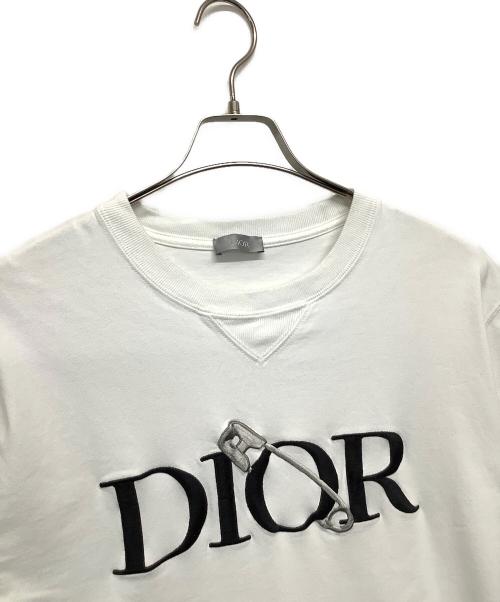 Christian Dior（クリスチャン ディオール）Christian Dior (クリスチャン ディオール) JUDY BLAME (ジュディブレイム) 半袖Tシャツ ホワイト サイズ:Lの古着・服飾アイテム