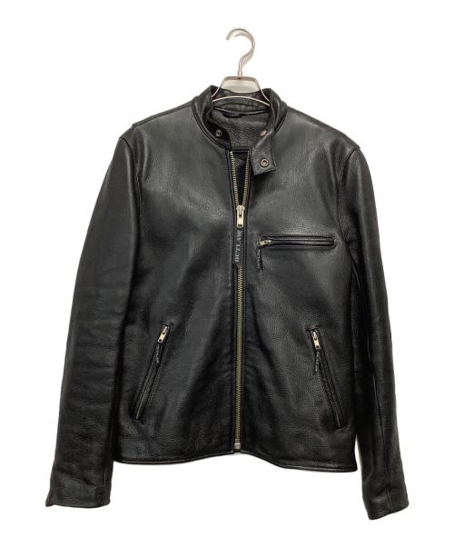 OUTLAW（アウトロー）OUTLAW (アウトロー) レザージャケット ブラック サイズ:40の古着・服飾アイテム
