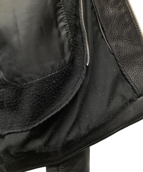 OUTLAW（アウトロー）OUTLAW (アウトロー) レザージャケット ブラック サイズ:40の古着・服飾アイテム