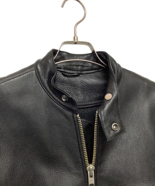 OUTLAW（アウトロー）OUTLAW (アウトロー) レザージャケット ブラック サイズ:40の古着・服飾アイテム